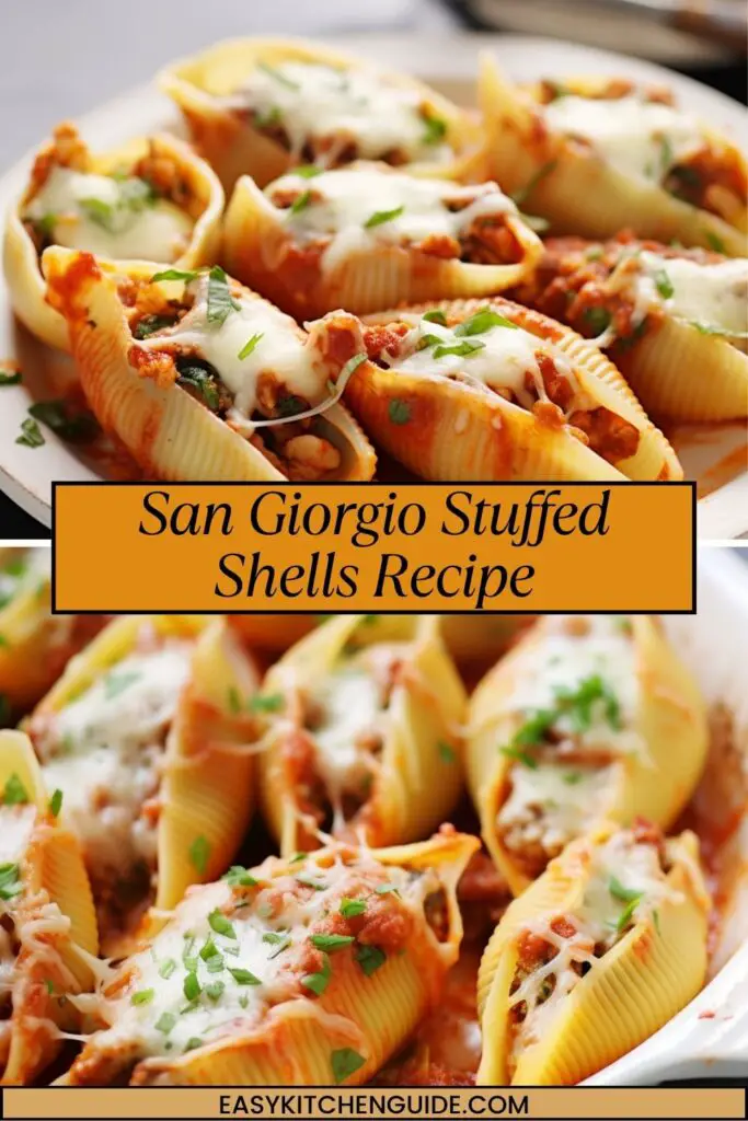 San Giorgio Stuffed Shells Recipe