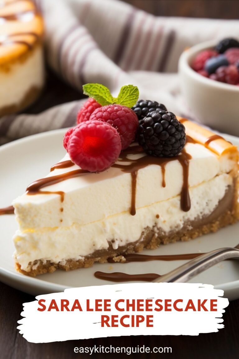 Sara Lee Cheesecake Recipe - Easy Kitchen Guide