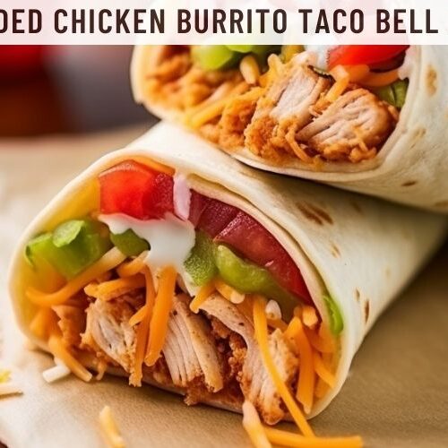 Shredded Chicken Burrito Taco Bell Recipe