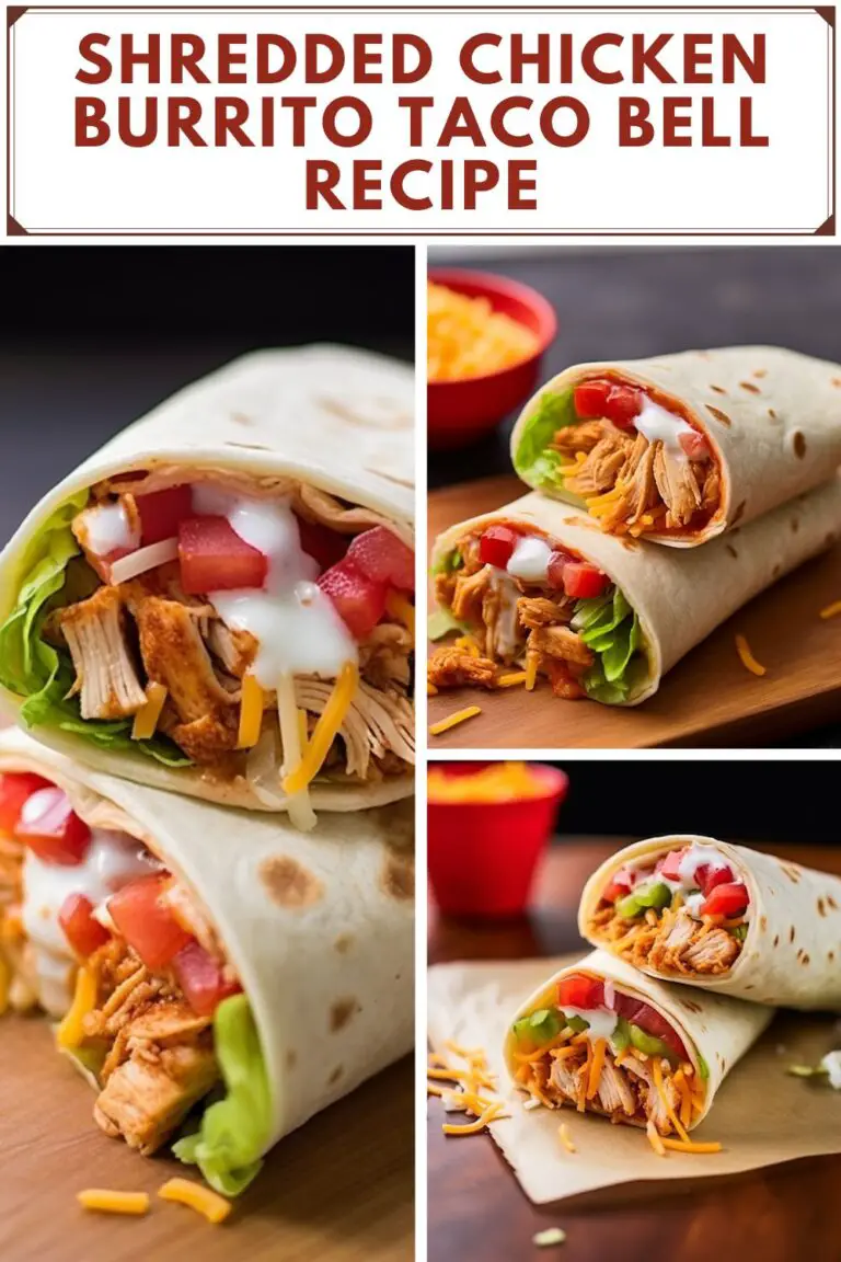 Shredded Chicken Burrito Taco Bell Recipe