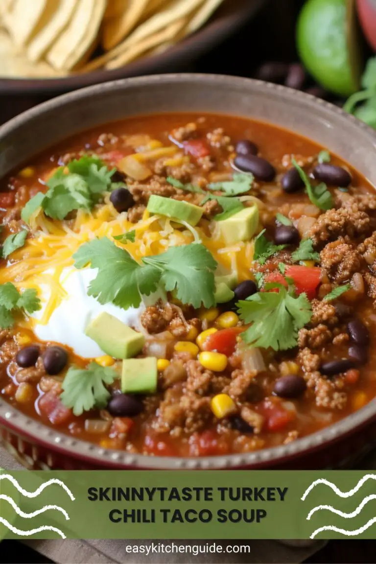 Skinnytaste Turkey Chili Taco Soup