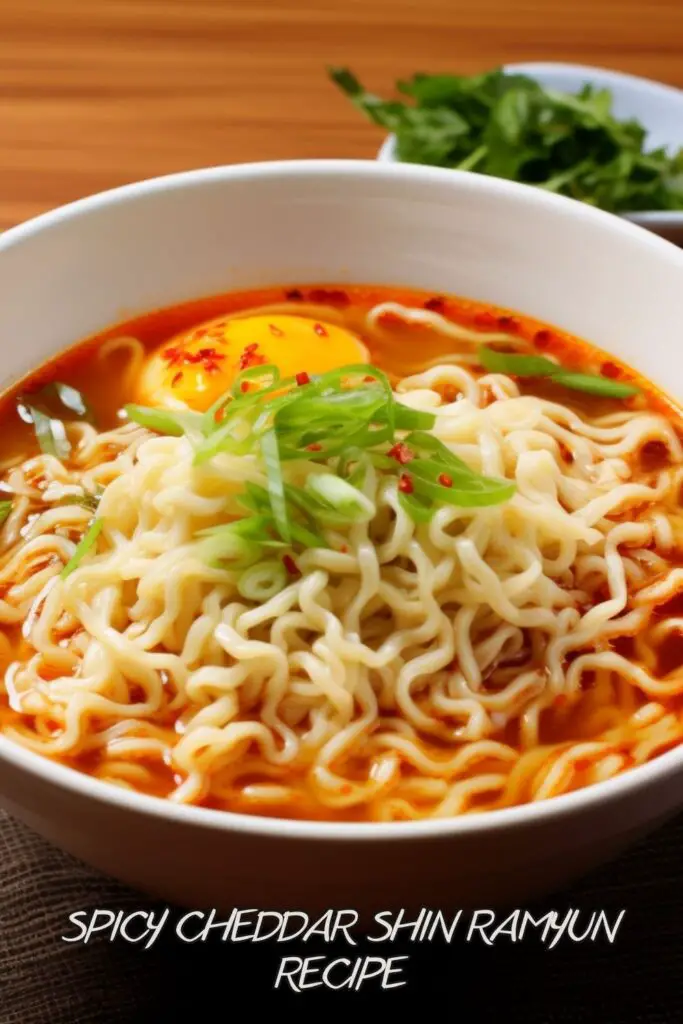 Spicy Cheddar Shin Ramyun Recipe