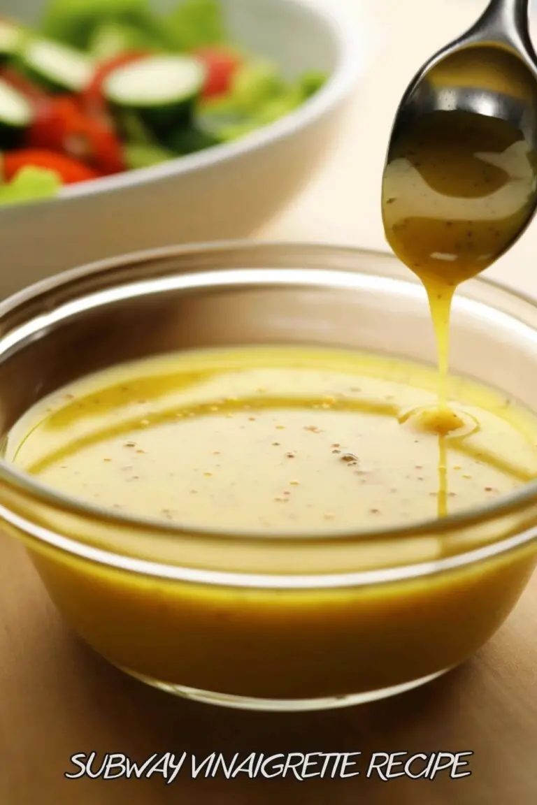 Subway Vinaigrette Recipe