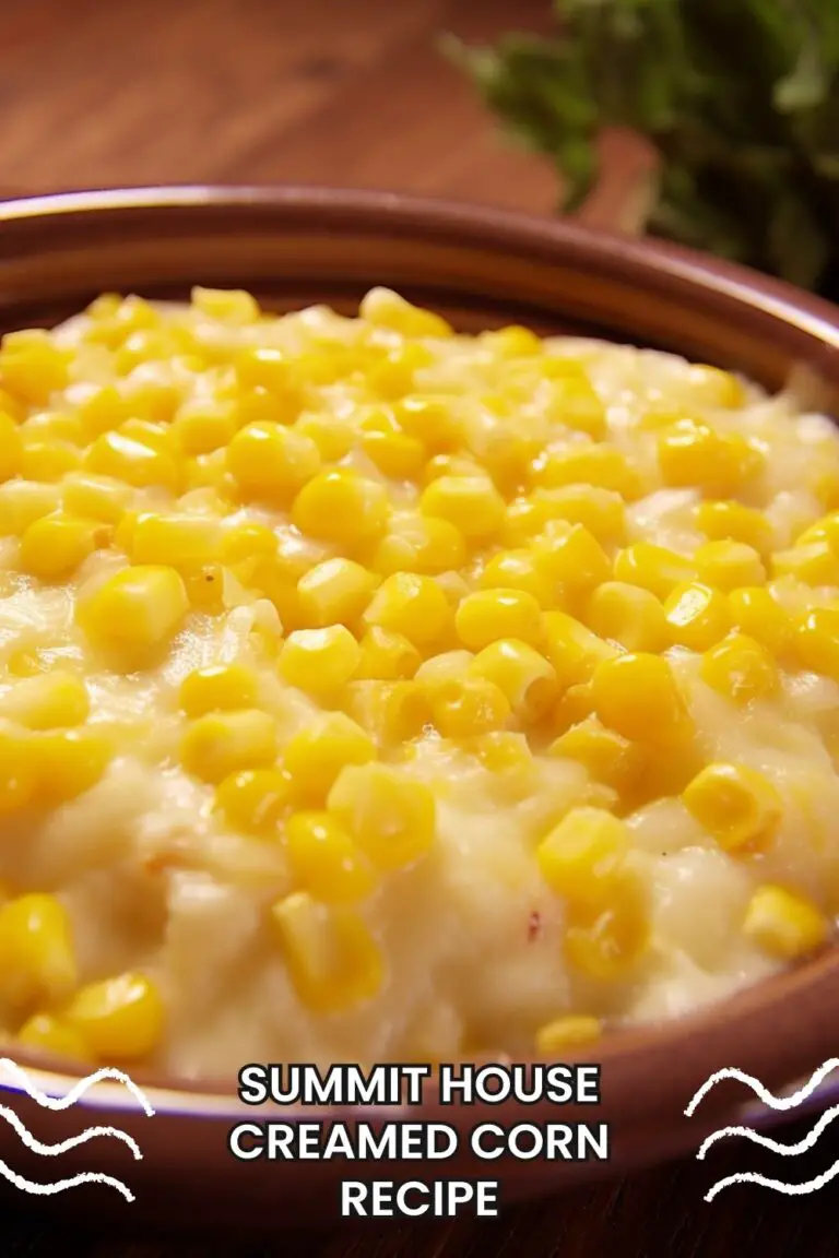 Summit House Creamed Corn Recipe