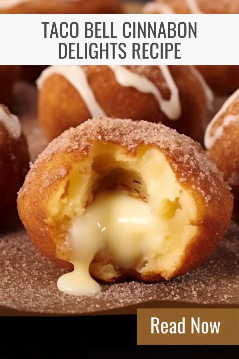 Taco Bell Cinnabon Delights Recipe