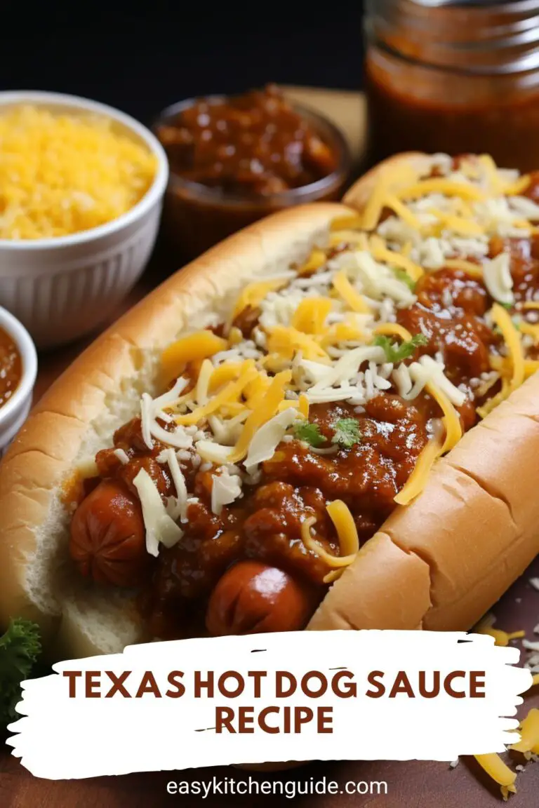 Texas Hot Dog Sauce Recipe