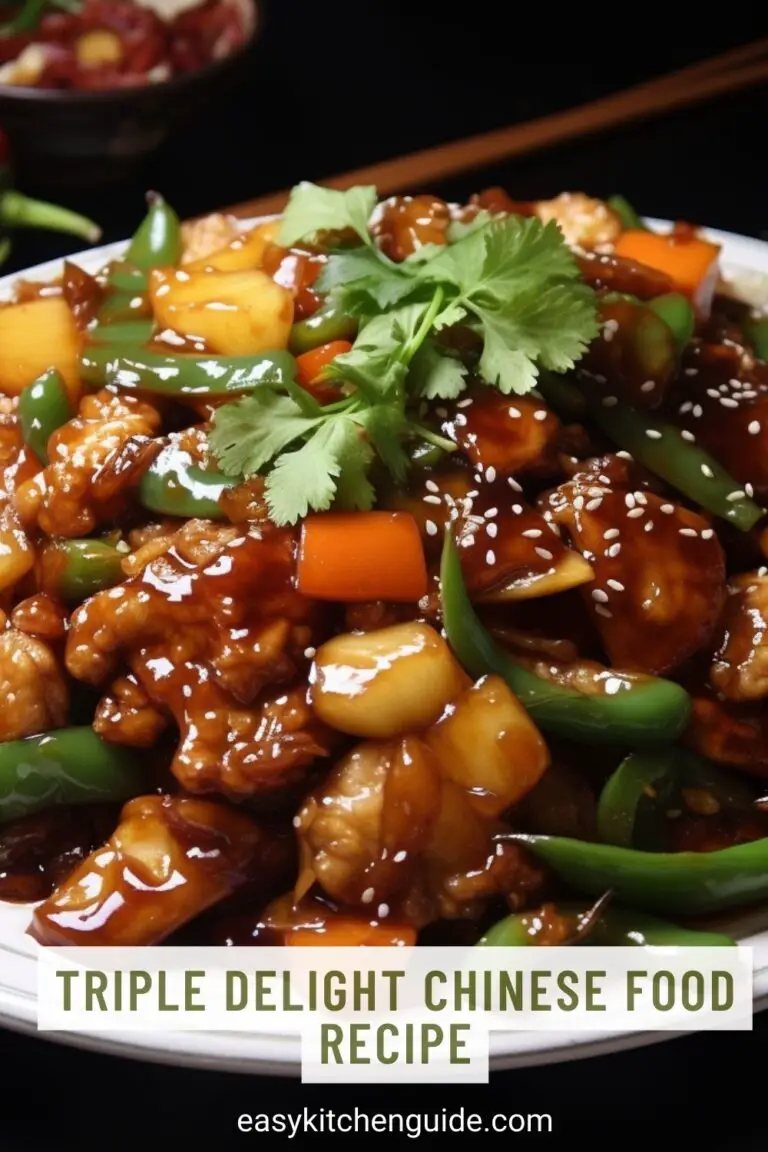 Triple Delight Chinese Food Recipe