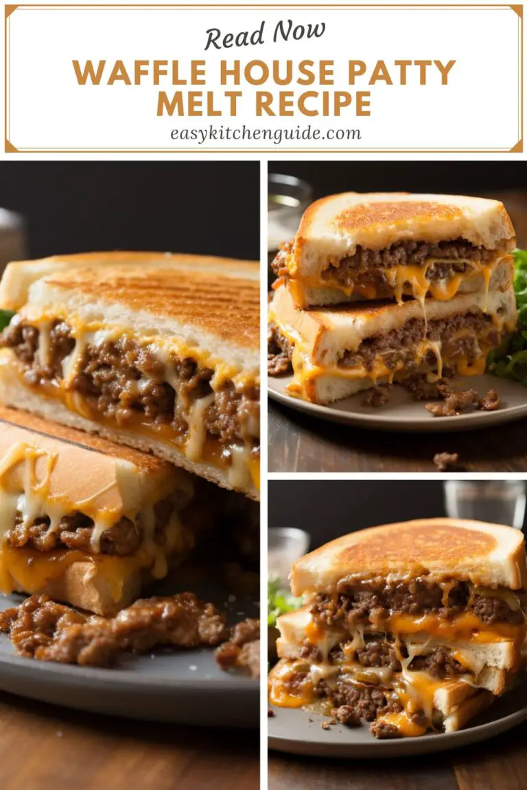 Waffle House Patty Melt Recipe