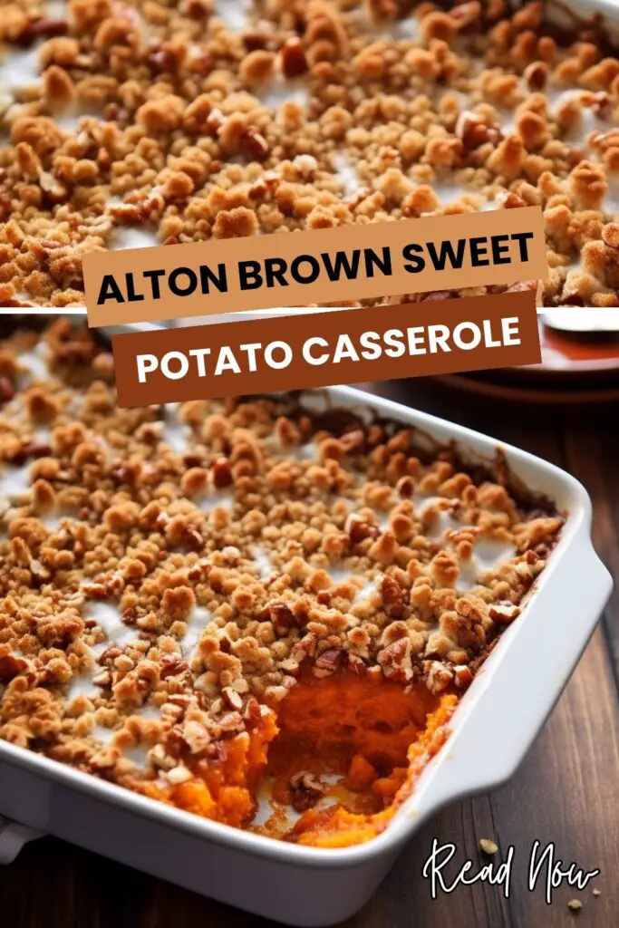 Alton Brown Sweet Potato Casserole