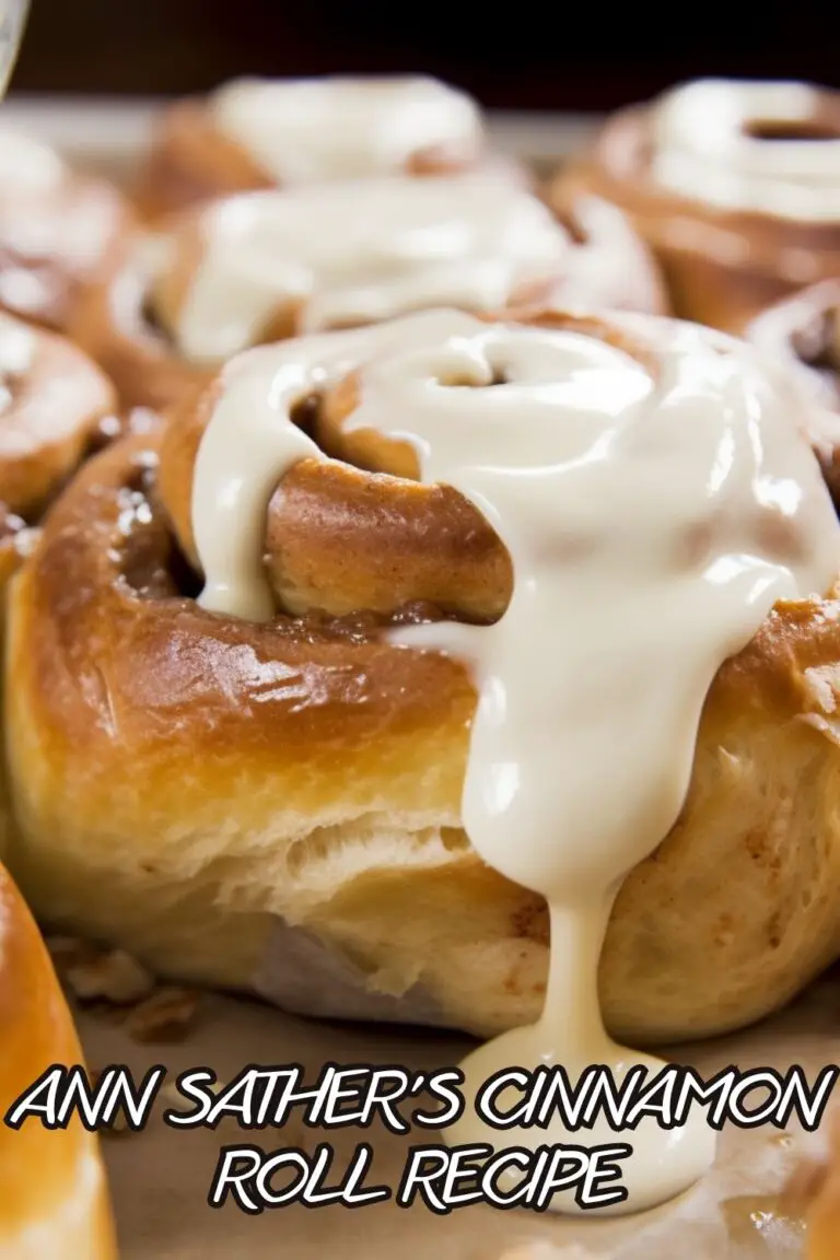 Ann Sather's Cinnamon Roll Recipe