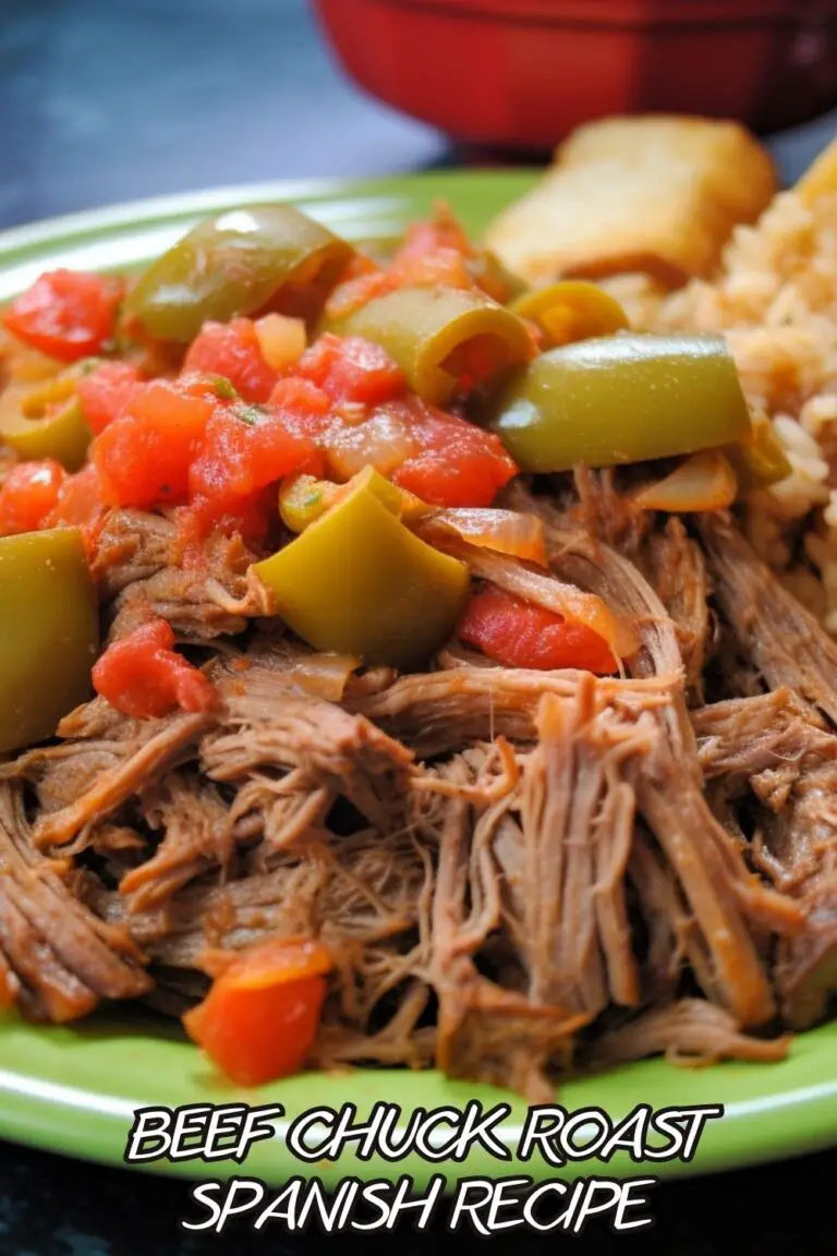 Beef Chuck Roast Spanish Recipe