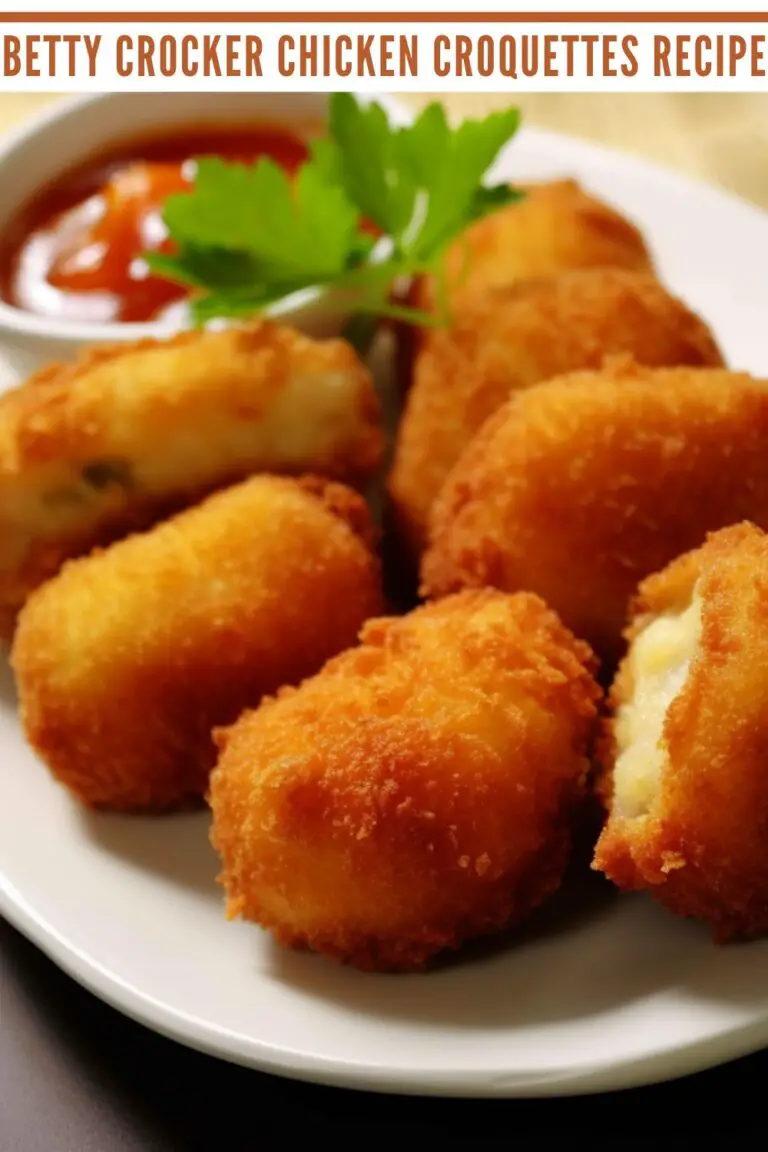 Betty Crocker Chicken Croquettes Recipe