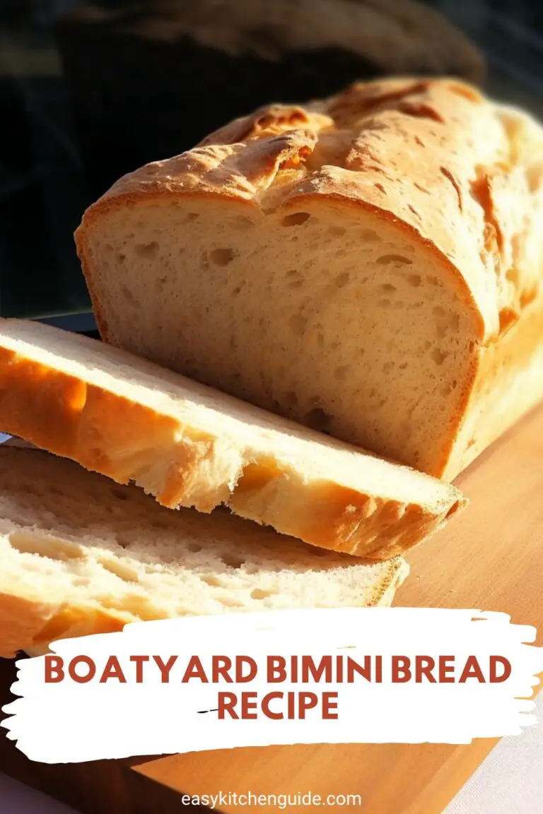 Boatyard Bimini Bread Recipe