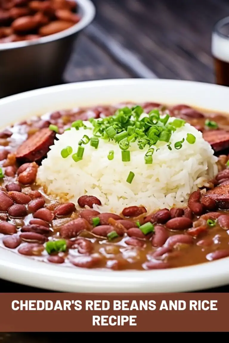 Cheddar's Red Beans and Rice Recipe