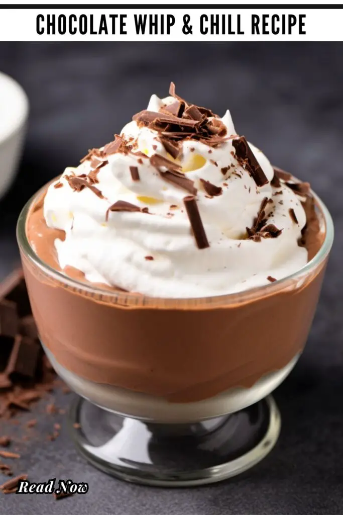 Chocolate Whip & Chill Recipe