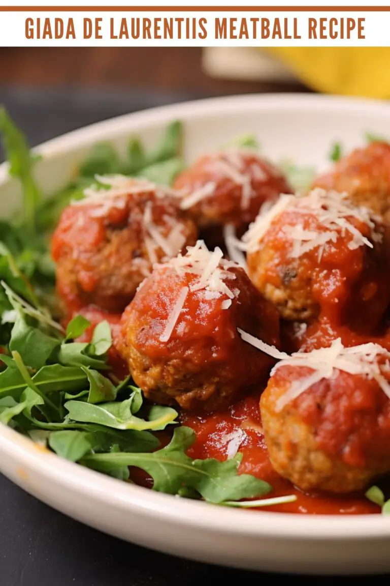 Giada De Laurentiis Meatball Recipe