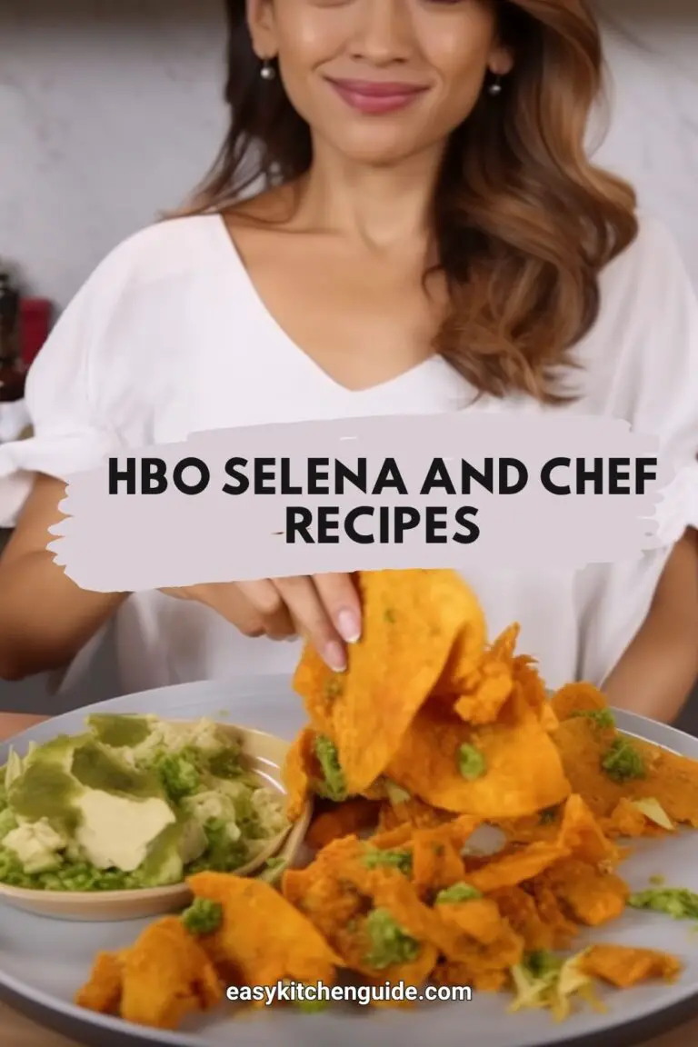 HBO Selena and Chef Recipes