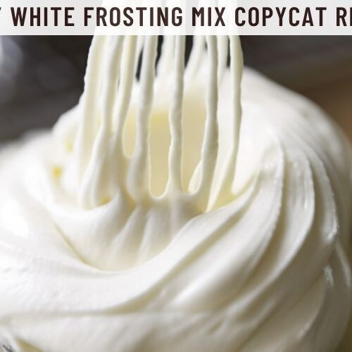 Jiffy White Frosting Mix Copycat Recipe