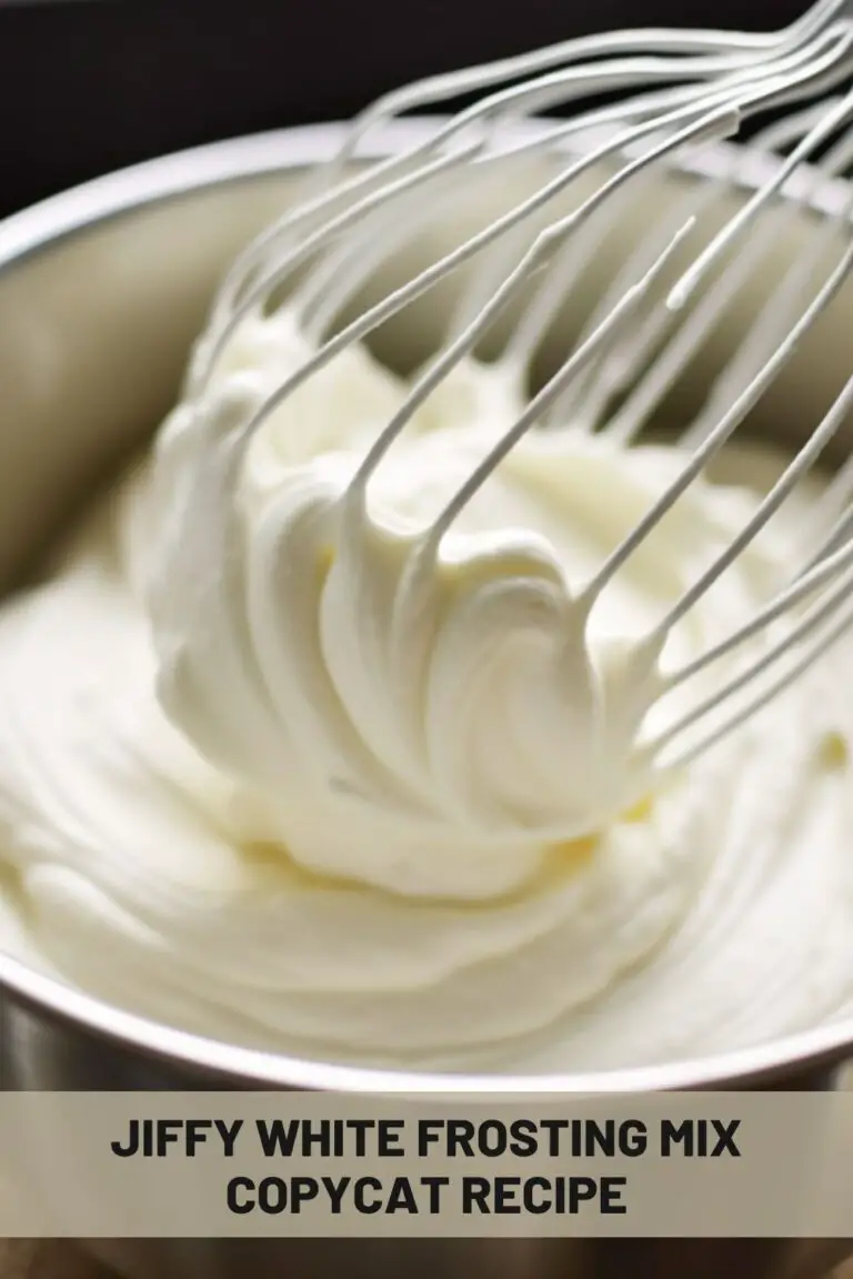 Jiffy White Frosting Mix Copycat Recipe