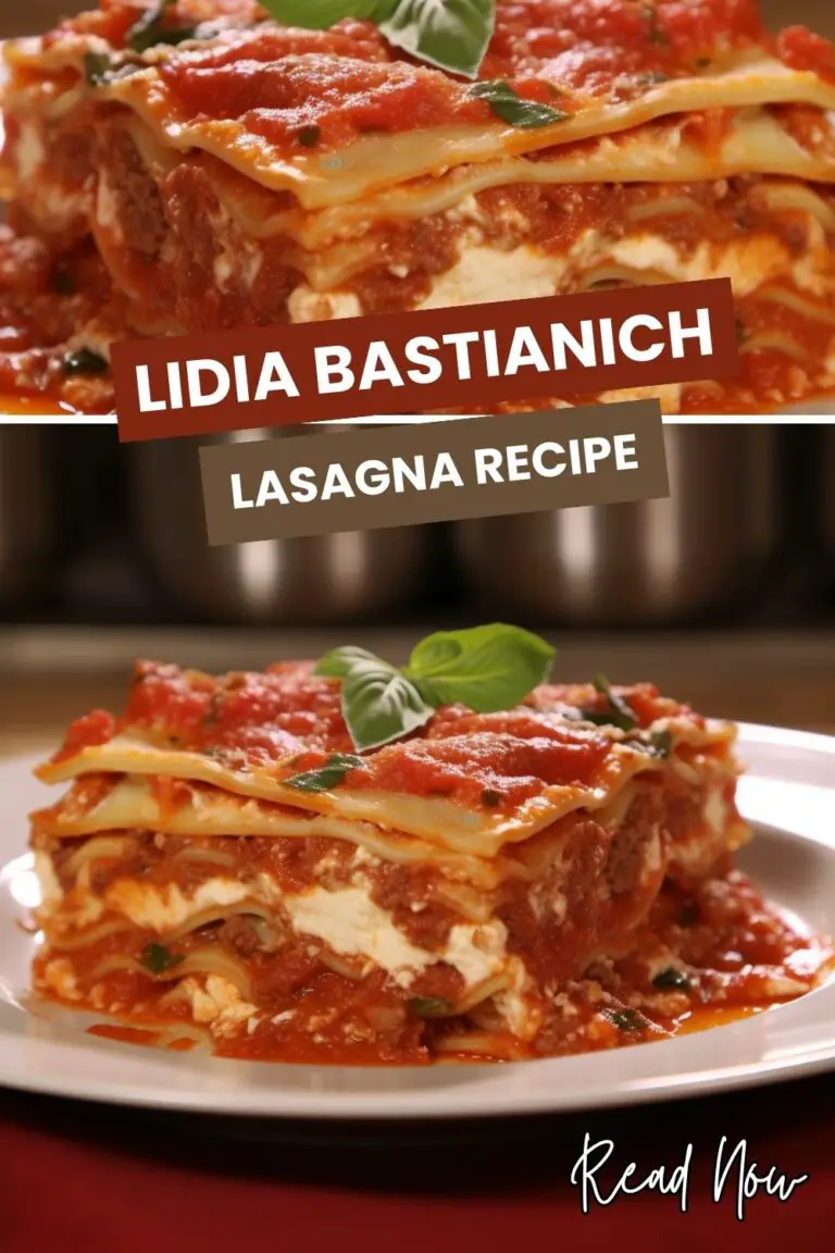 Lidia Bastianich Lasagna Recipe