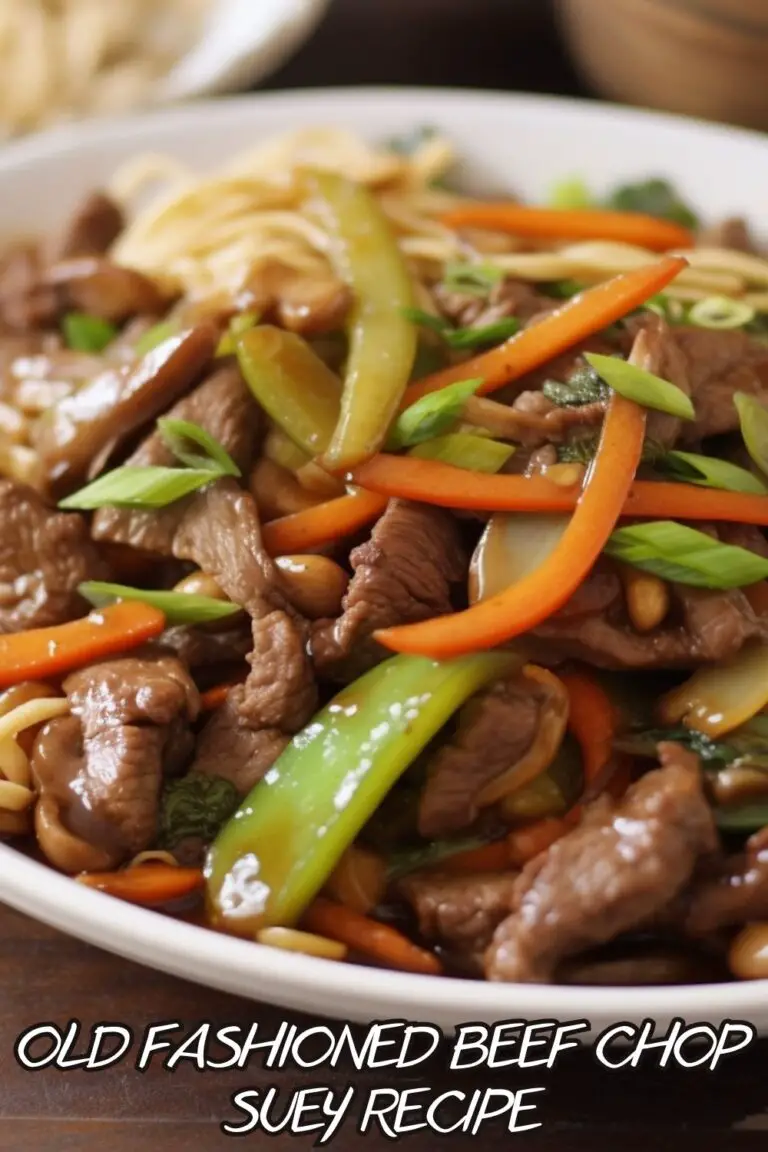 Old Fashioned Beef Chop Suey Recipe