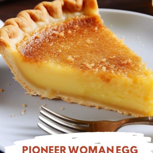 Pioneer Woman Egg Custard Pie