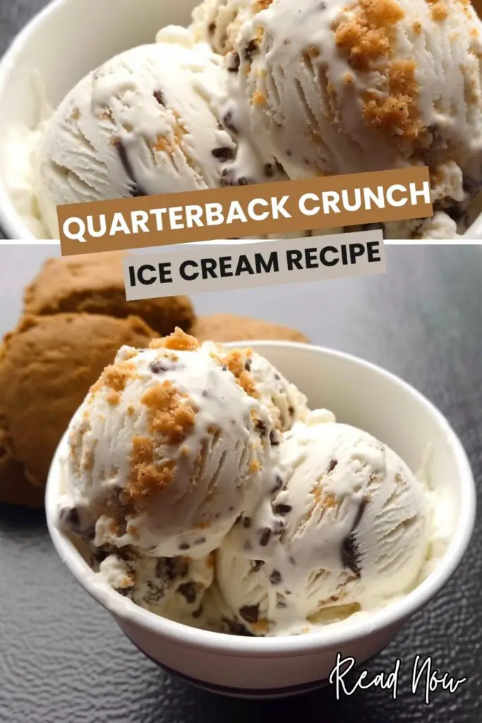 Quarterback Crunch Ice Cream Recipe