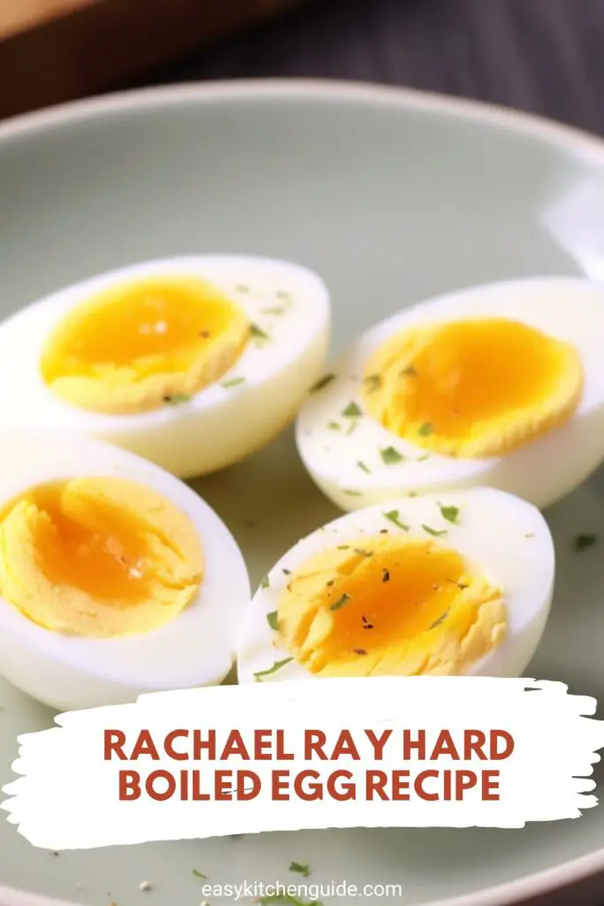 Rachael Ray Hard Boiled Egg Recipe