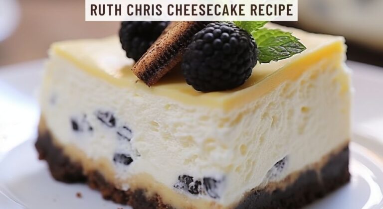 Ruth Chris Cheesecake Recipe - Easy Kitchen Guide