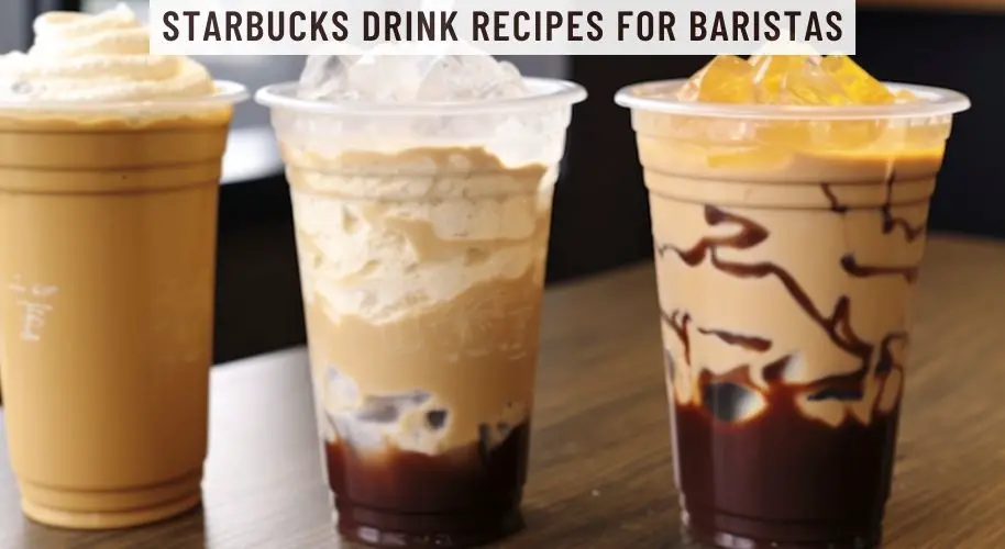 Starbucks Drink Recipes for Baristas