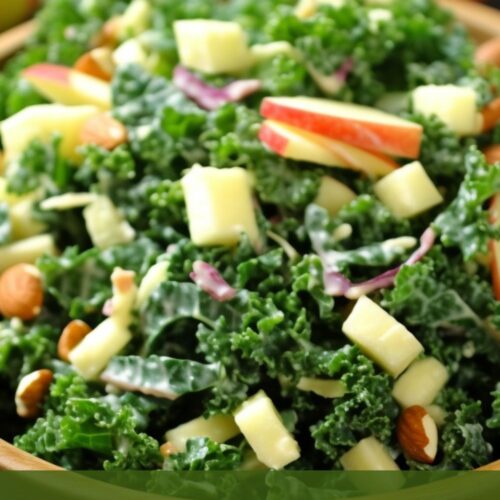 Tropical Smoothie Kale Apple Slaw Recipe