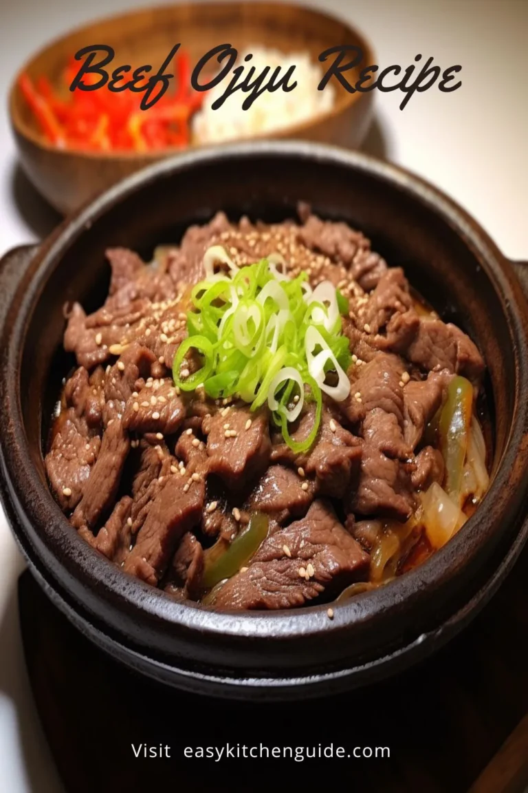 Beef Ojyu Recipe