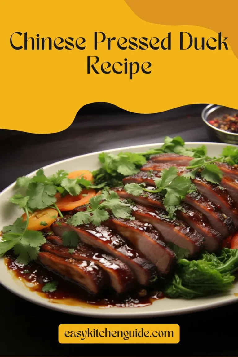 Chinese Pressed Duck Recipe