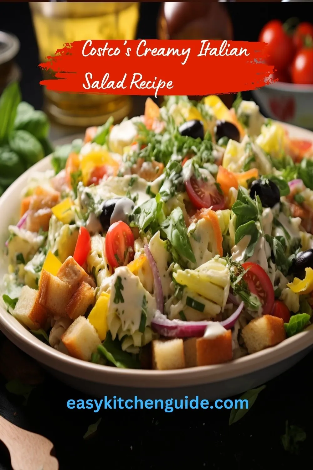 Costco Creamy Italian Salad Recipe