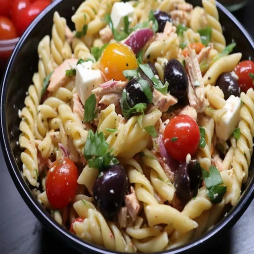 How To Make Costcos-Greek-Pasta-Salad-Recipe