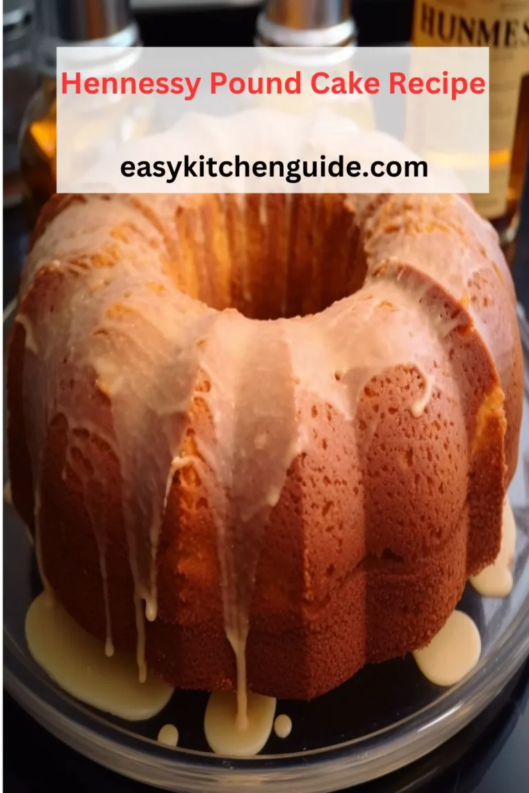 Hennessy Pound Cake Recipe