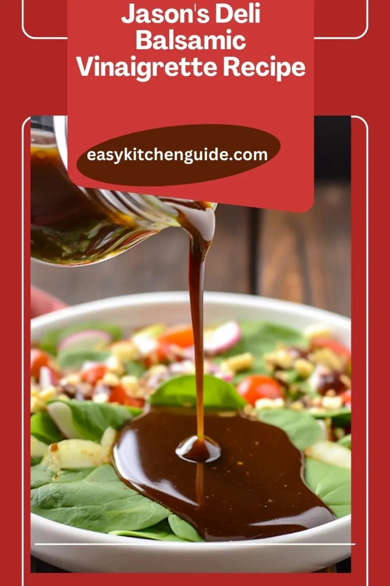 Jason's Deli Balsamic Vinaigrette Recipe