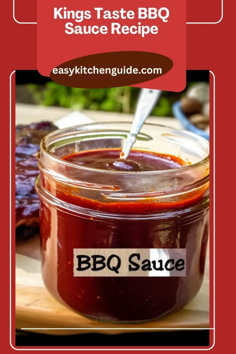 Kings Taste BBQ Sauce Recipe