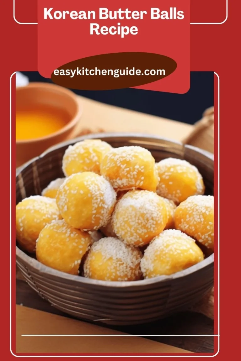 Korean Butter Balls Recipe