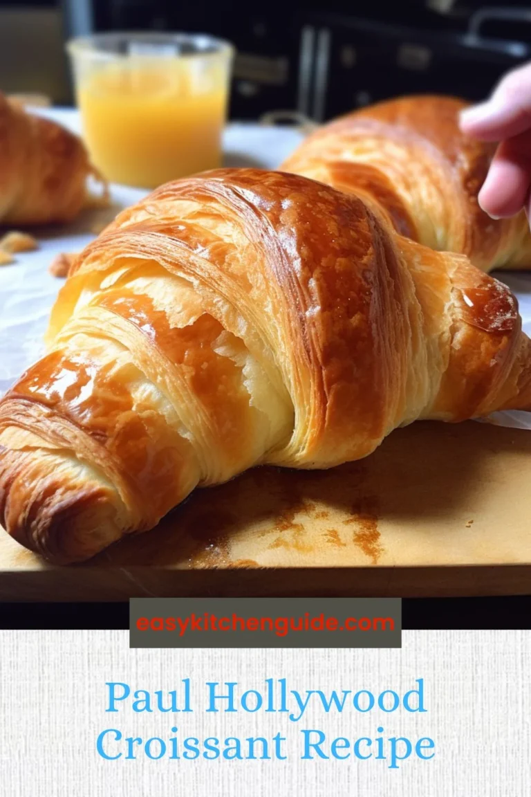 Paul Hollywood Croissant Recipe