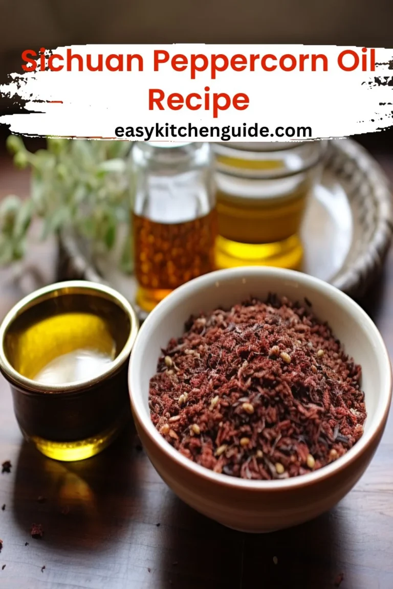 Sichuan Peppercorn Oil Recipe