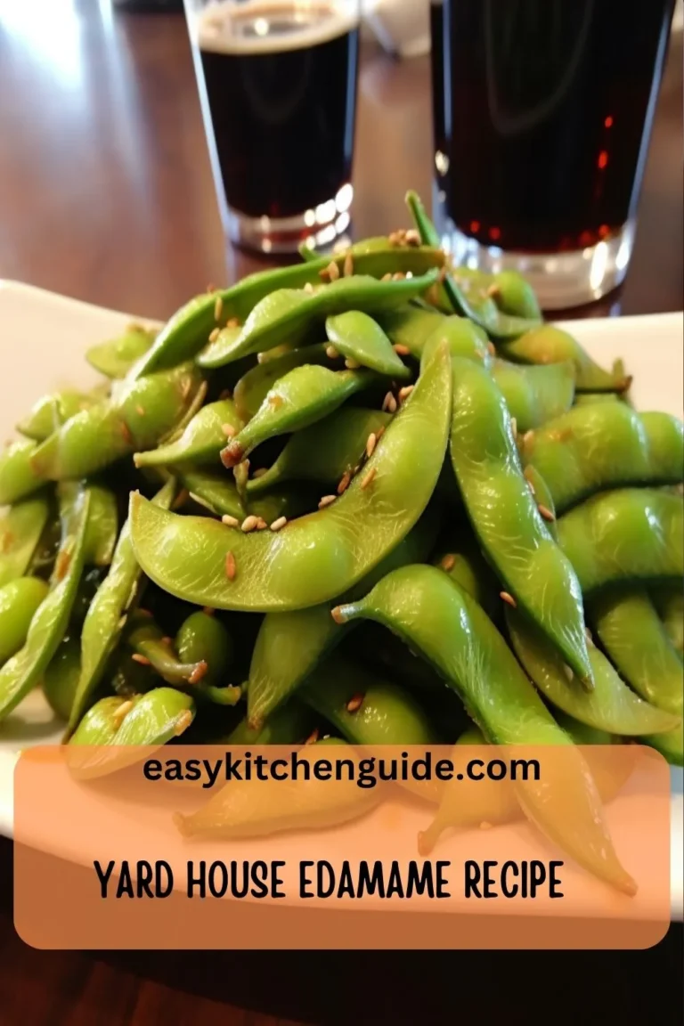 Yard House Edamame Recipe