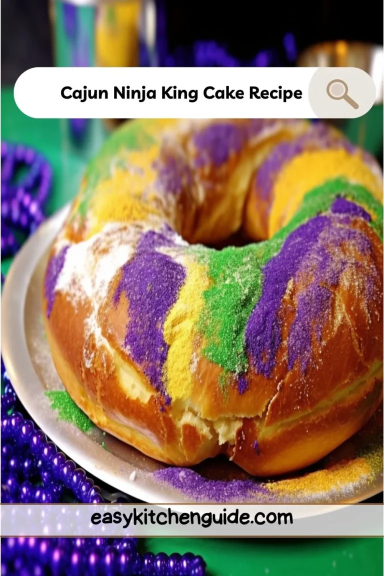 Cajun Ninja King Cake Recipe