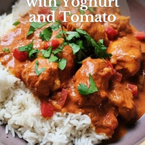 chicken curry with yoghurt and tomato