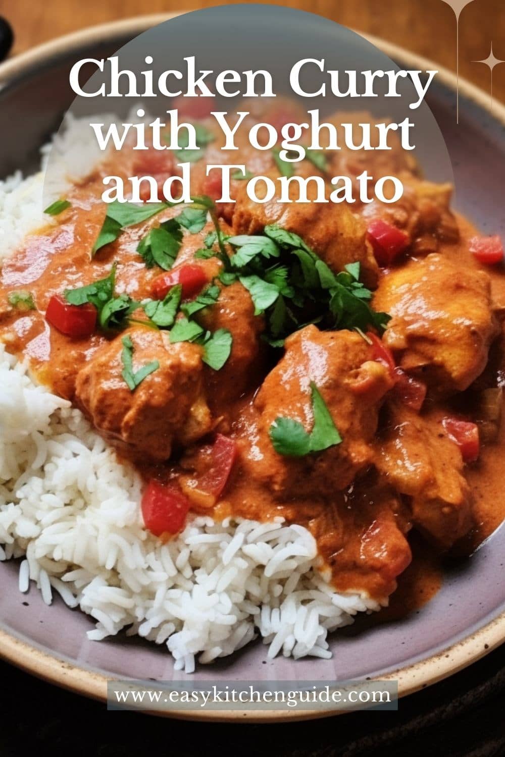chicken curry with yoghurt and tomato