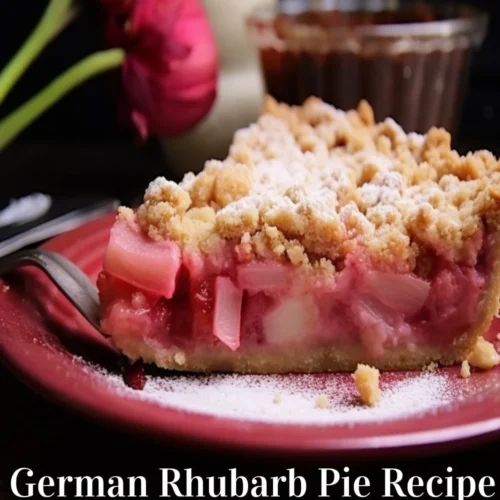 German Rhubarb Pie Recipe