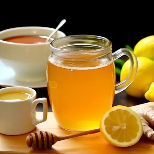 Ginger Lemon Honey Tea Recipe for Sore Throat