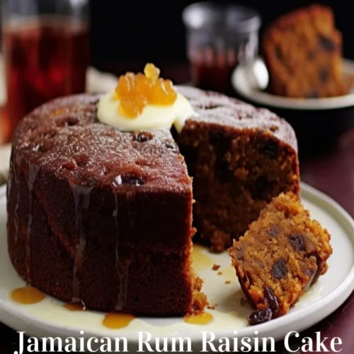 Jamaican Rum Raisin Cake Recipe
