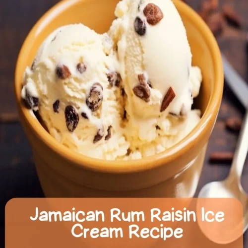 Jamaican Rum Raisin Ice Cream Recipe