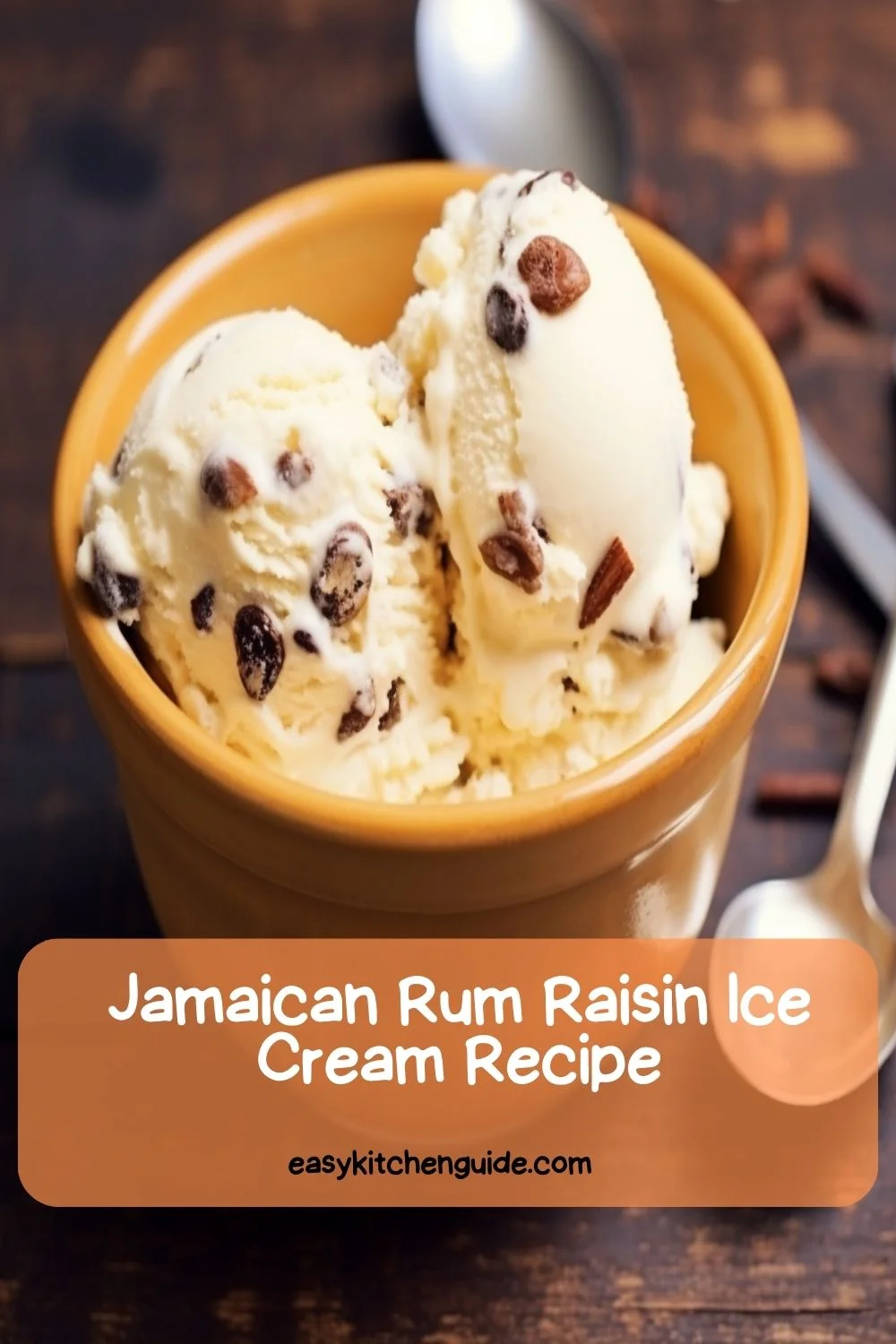 Jamaican Rum Raisin Ice Cream Recipe
